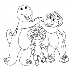 230x230 Top 10 Free Printable Barney Coloring Pages Online