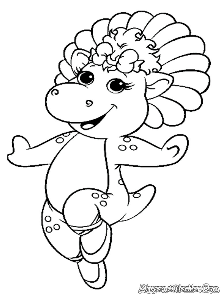 768x1024 Baby Bop Coloring Page Protoceratops Bj Related Keywords