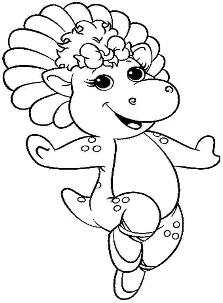 724x984 Baby Bop Coloring Pages