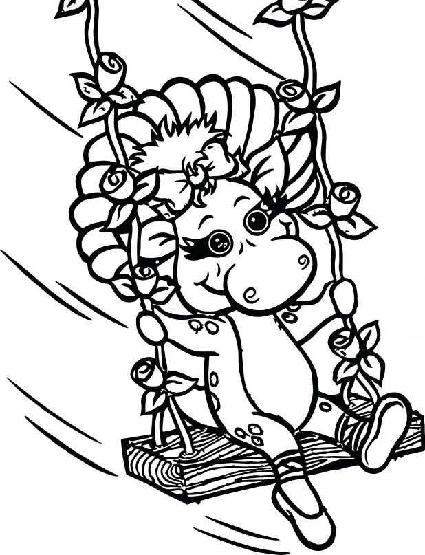 618x807 Baby Bop Coloring Pages Blomqvist.us