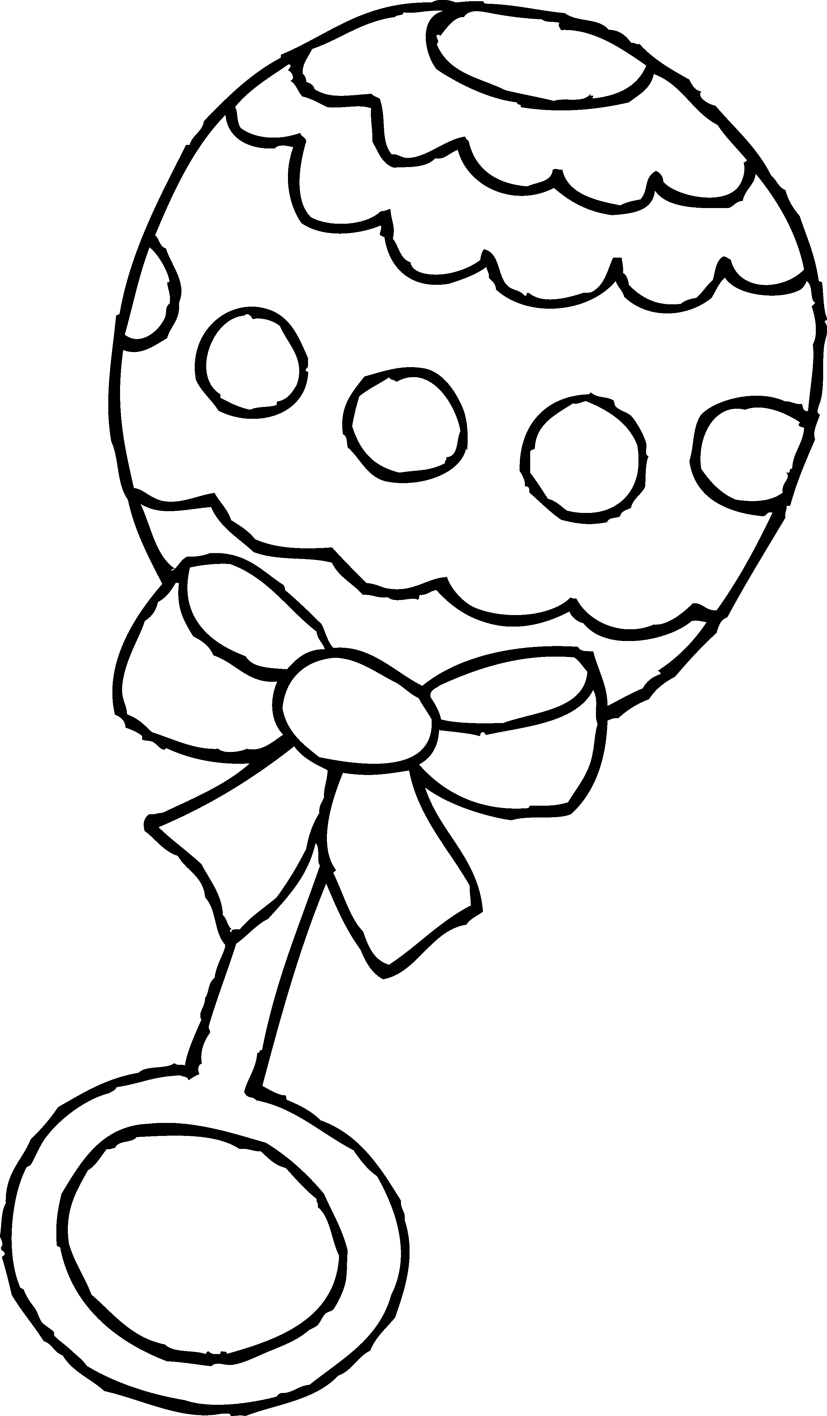 2803x4798 Baby Rattle Coloring Page