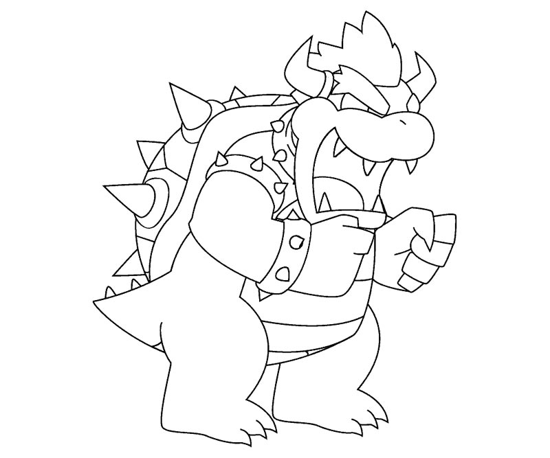 Baby Bowser Coloring Pages