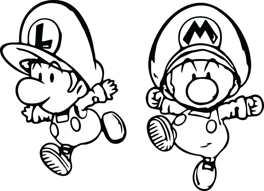 1024x741 Baby Luigi Coloring Pages 1943172