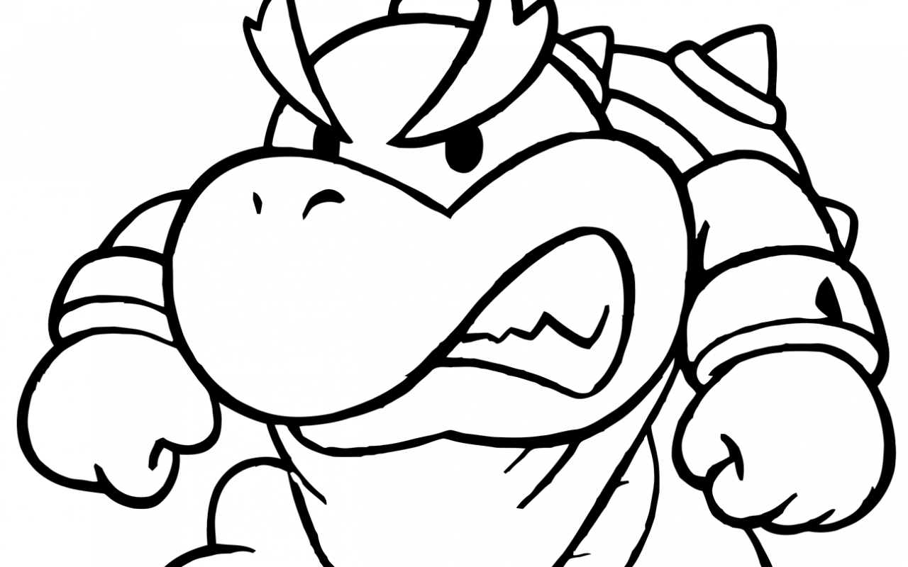 1280x800 Baby Mario Bros And Luigi Coloring Sheet Pages Koopa Troopa Super