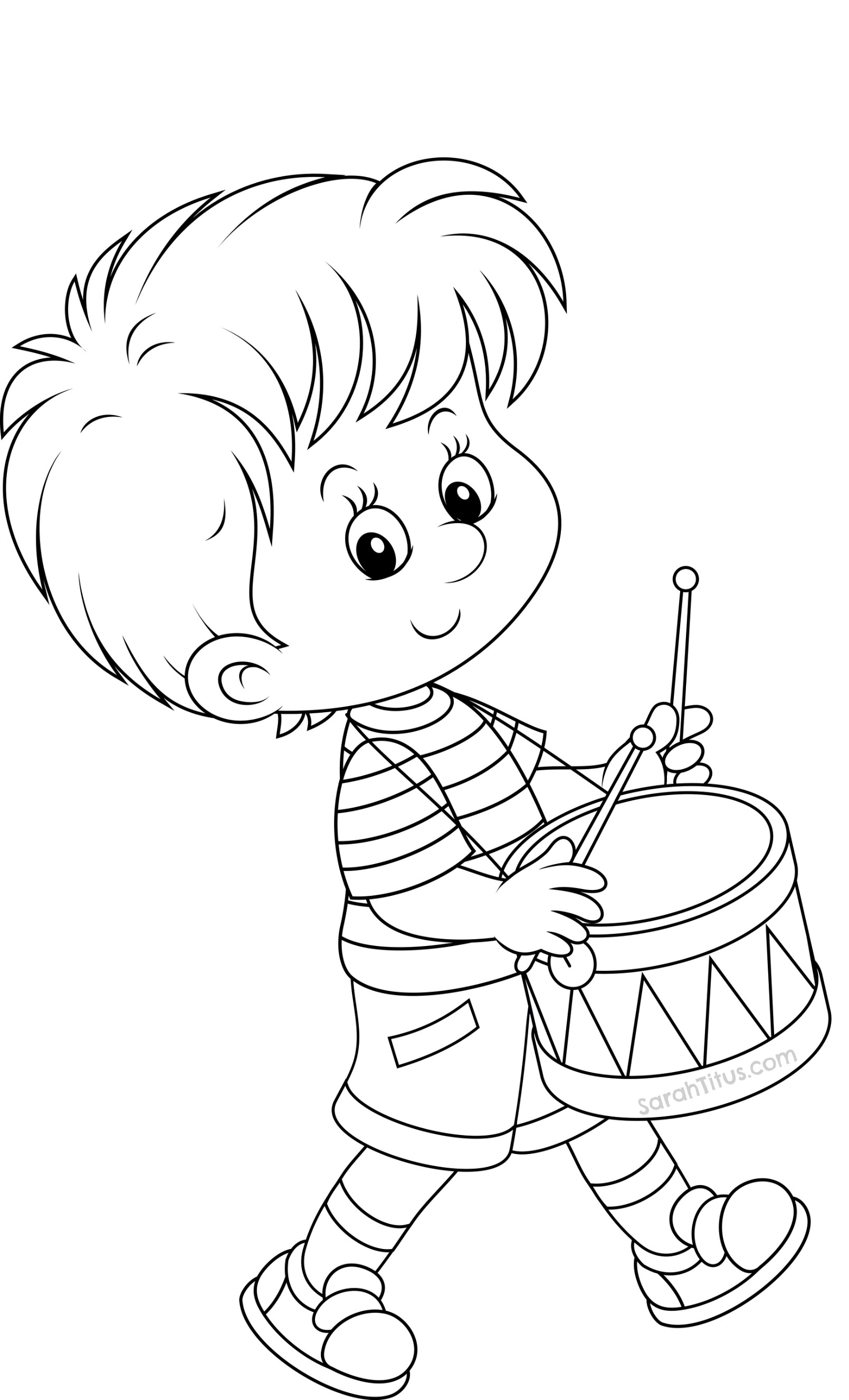 1609x2652 Mariachi Baby Boy Playing The Maracas Coloring Page Royalty Free
