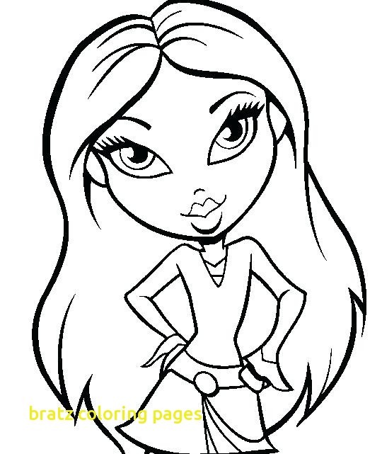 540x641 Bratz Coloring Pages With Bratz Coloring Page Coloring Pages Baby