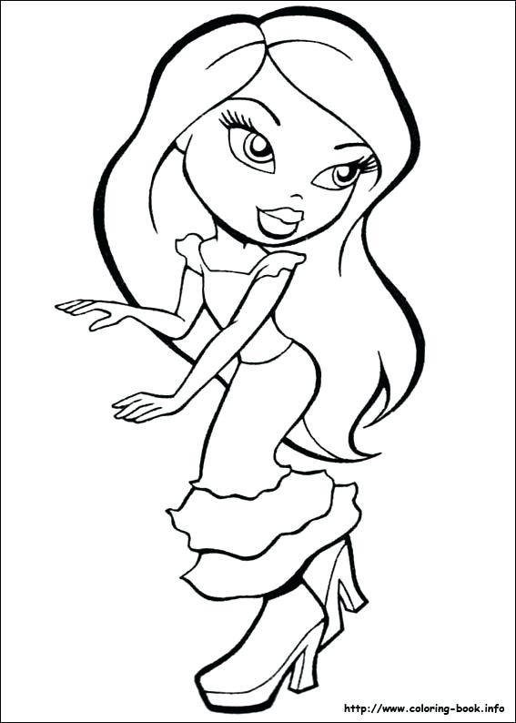 567x794 Coloring Pages Bratz Last Updated Baby Bratz Coloring Pages Online