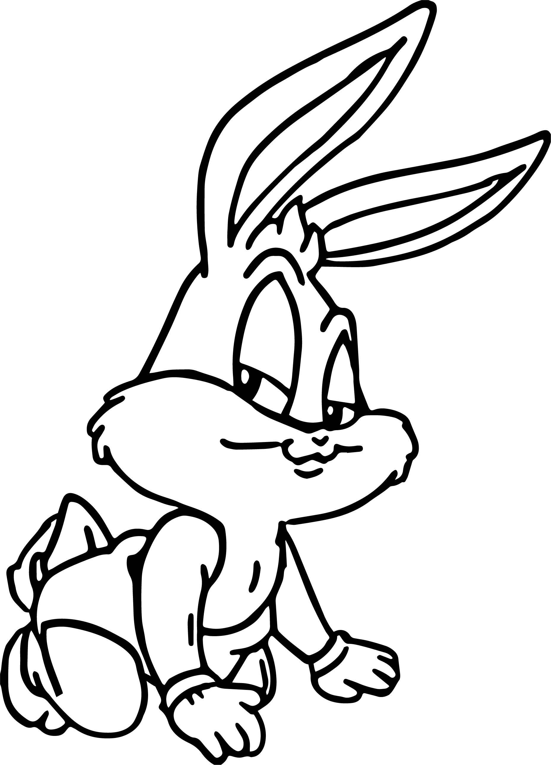 Baby Bugs Bunny Coloring Pages