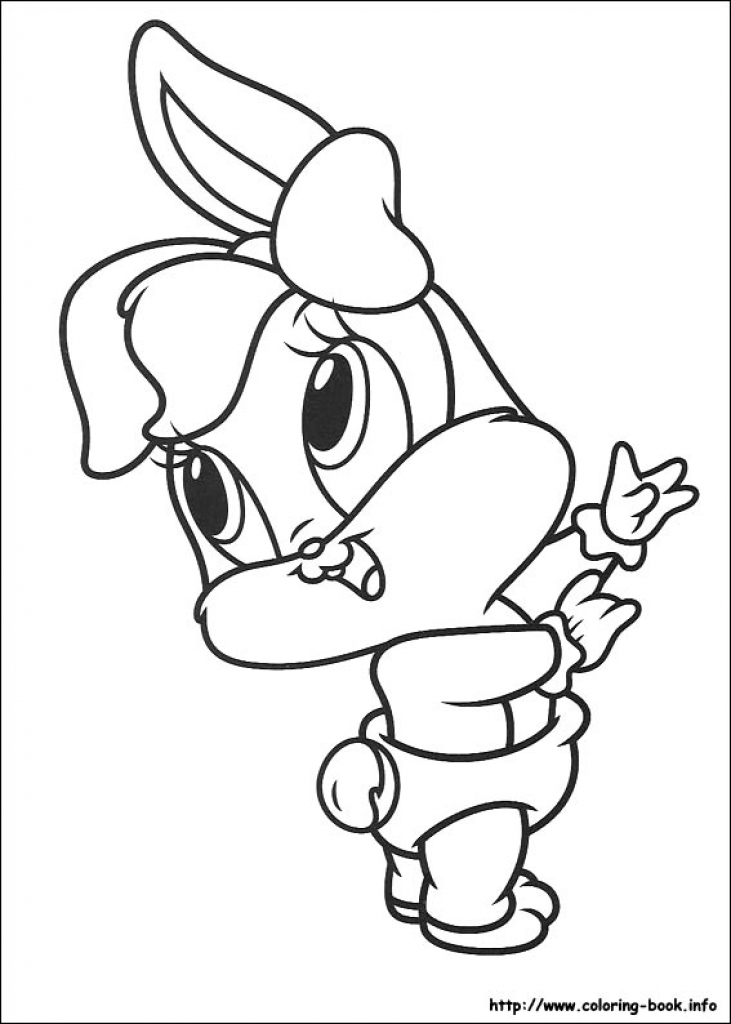 731x1024 Baby Bugs Bunny Coloring Pages