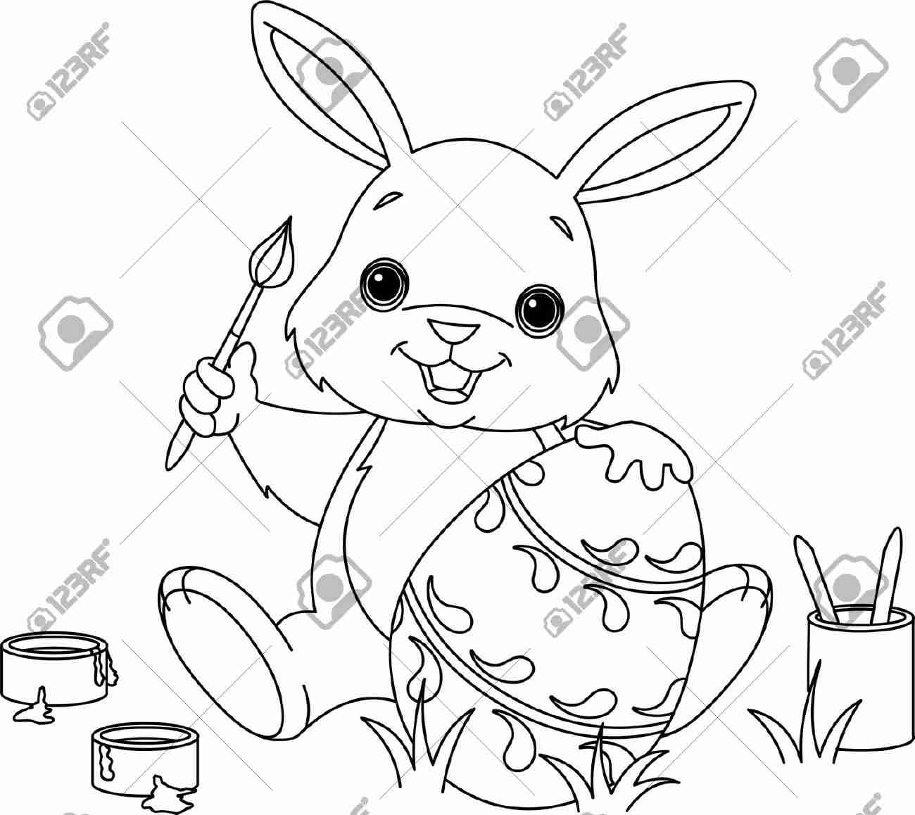 1300x1158 Rabbits Coloring Pages Free And Baby Bunny Page Olegratiy