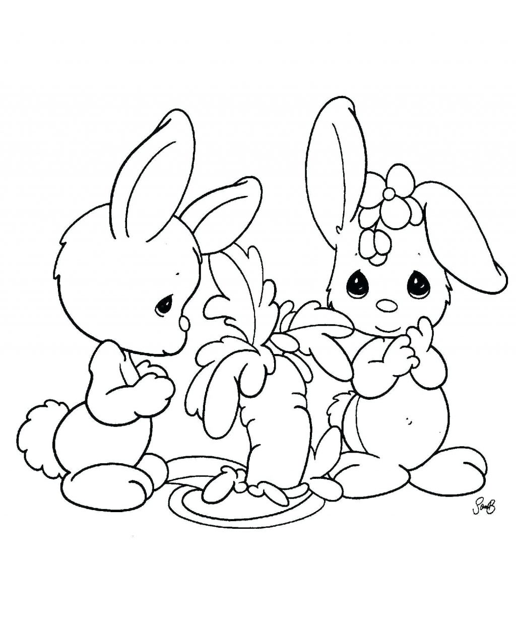 1024x1267 Baby Bunny Coloring Pages 6