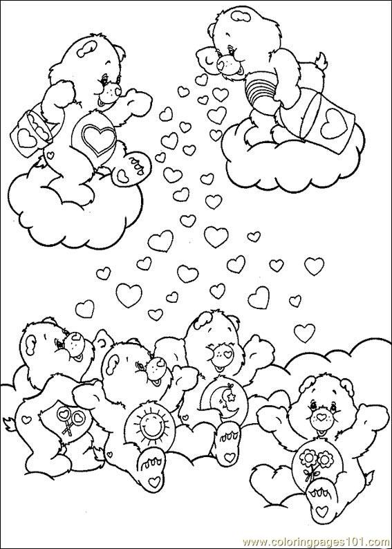 567x794 Care Bears 37 Coloring Page