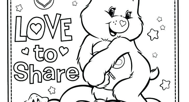 728x393 Care Bears Coloring Pages Baby Care Bear Coloring Pages Care Bears