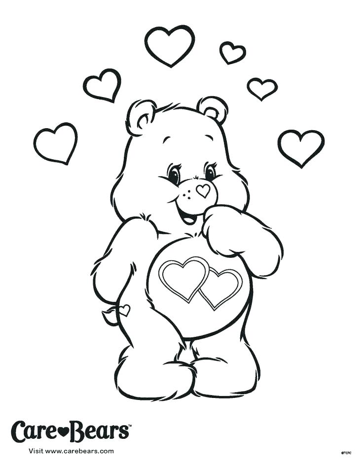 736x945 Care Bears Coloring Pages Care Bears Coloring Pages As 2 Baby Care