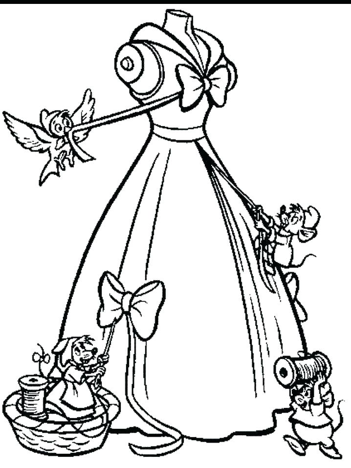 718x957 Cinderella Coloring Pages Free Carriage Coloring Page Image Free