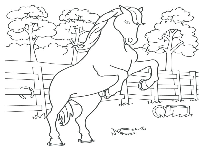 870x653 Coloring Pages Horse Printable Coloring Pages Of Horses Free