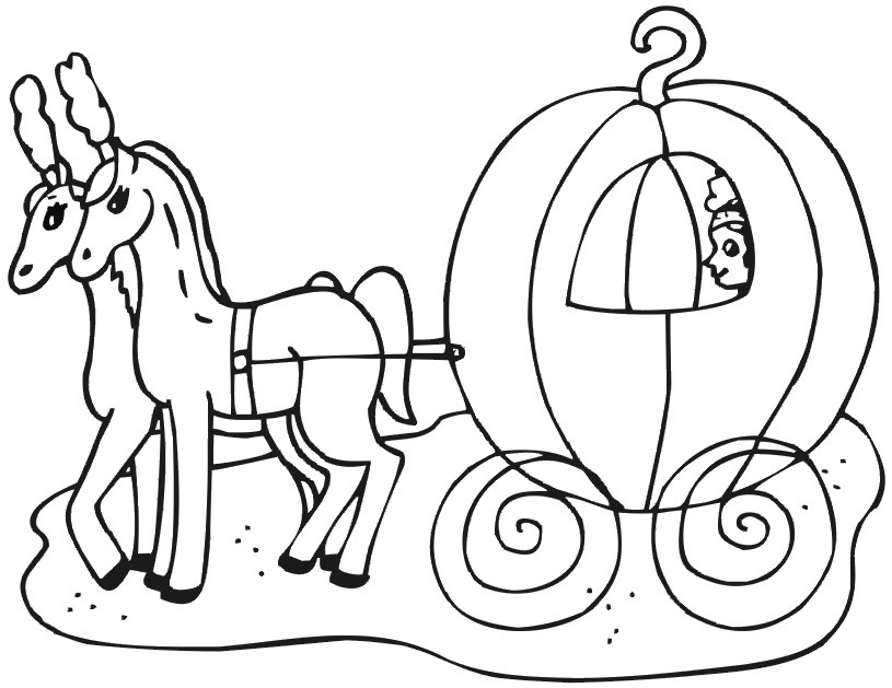 815x629 Baby Carriage Coloring Page