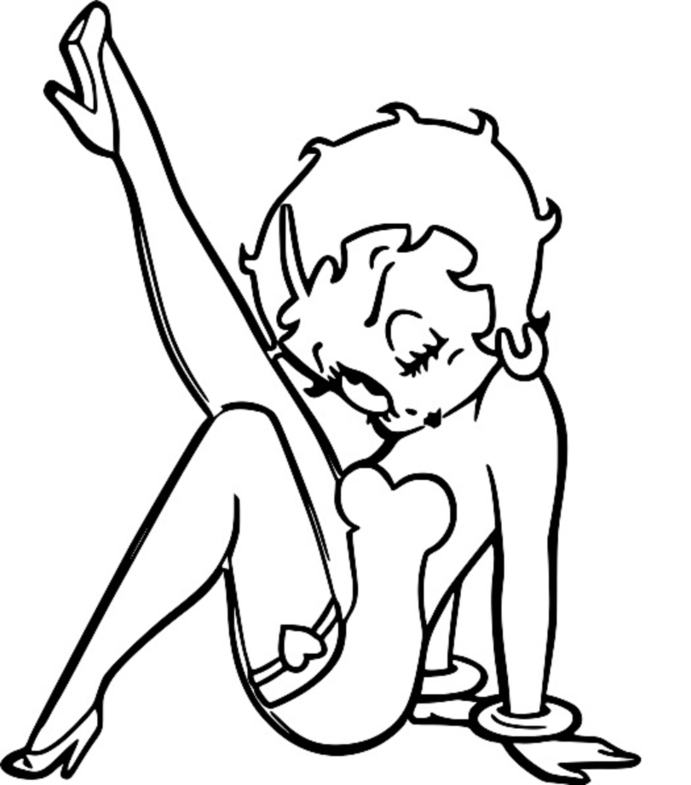 977x1110 Enormous Cartoon Character Coloring Sheets Cha