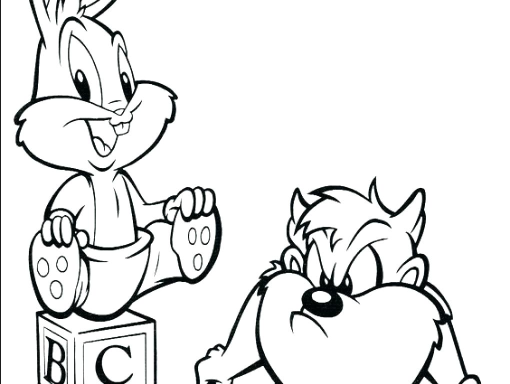1020x768 Bugs Bunny Coloring Sheets Printable Cartoon Coloring Pages Bugs