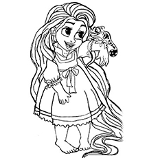 Baby Cinderella Coloring Pages