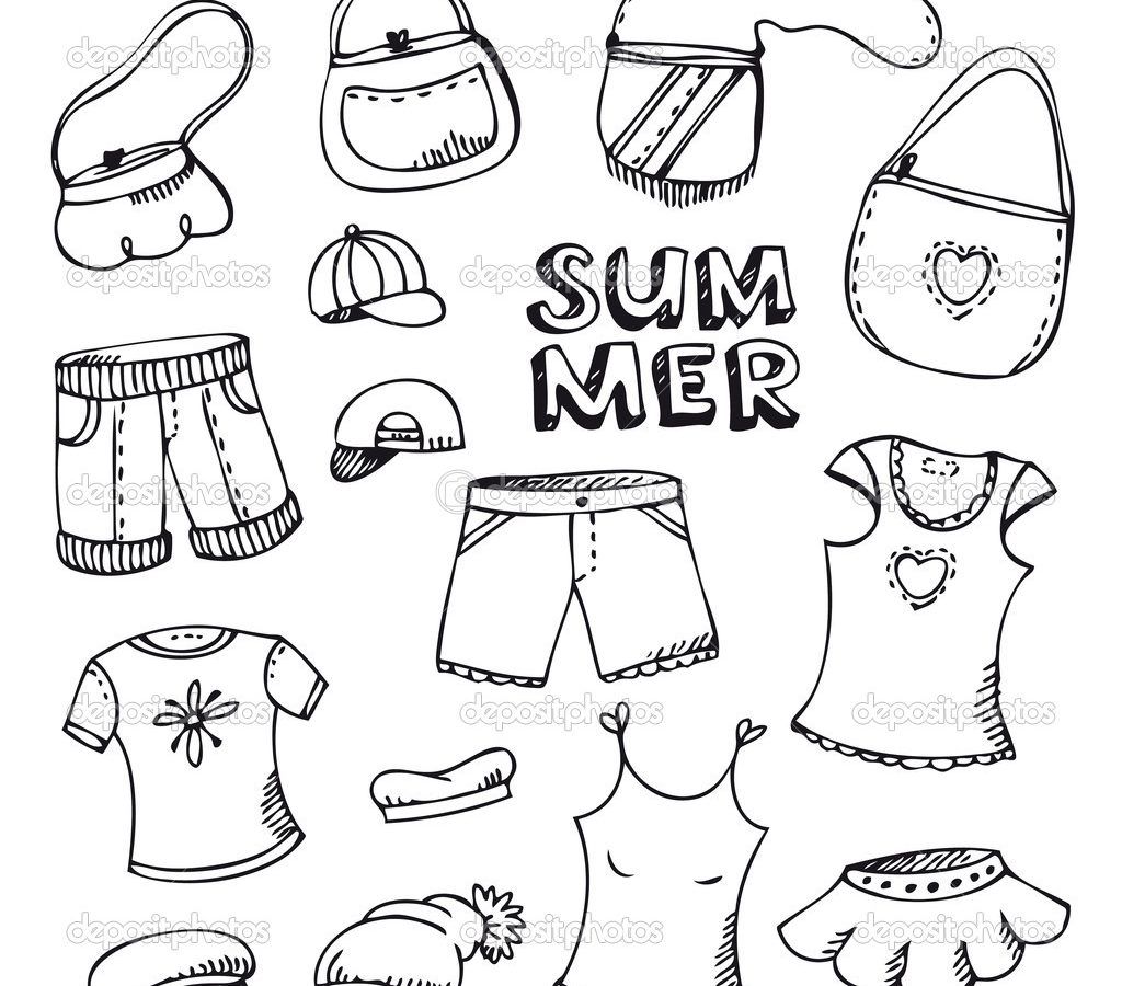 1024x900 Marvelous Clothing Coloring Pages New Baby Clothes Printable Kids