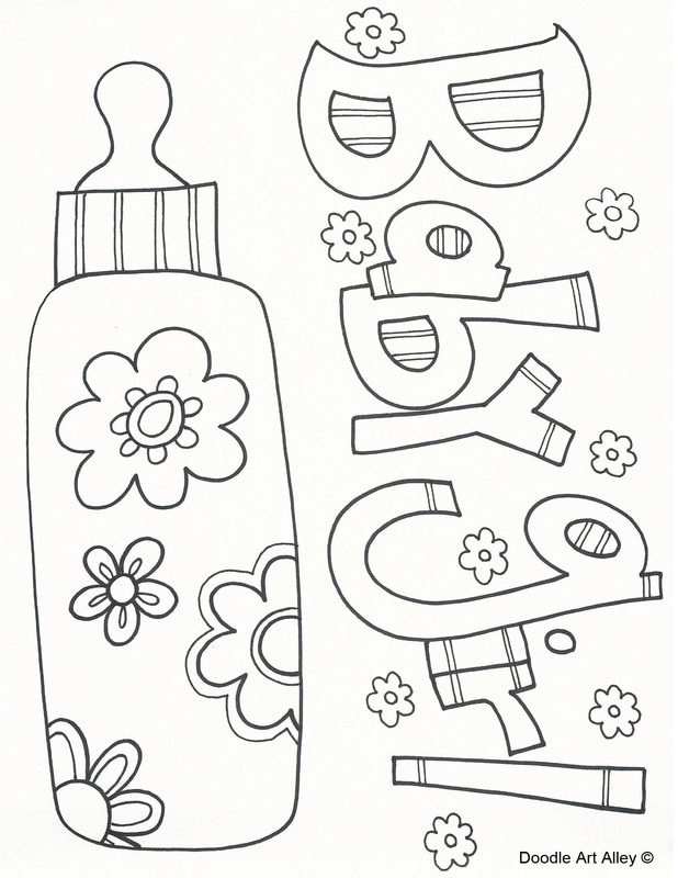618x800 Baby Coloring Pages