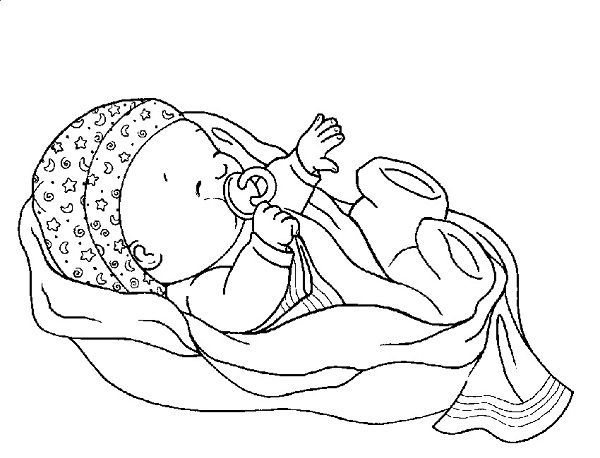 600x458 Baby Boy Coloring Pages At Baby Coloring Pages Printable