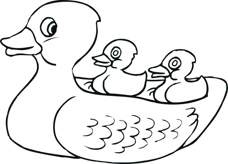 728x524 Baby Daffy Duck Colouring Pages Impressive Drawing With Coloring