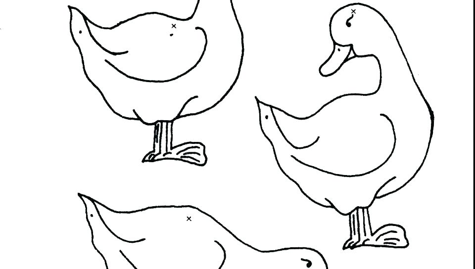 960x544 Ducks Coloring Pages Daffy Duck Coloring Pages Five Little Ducks