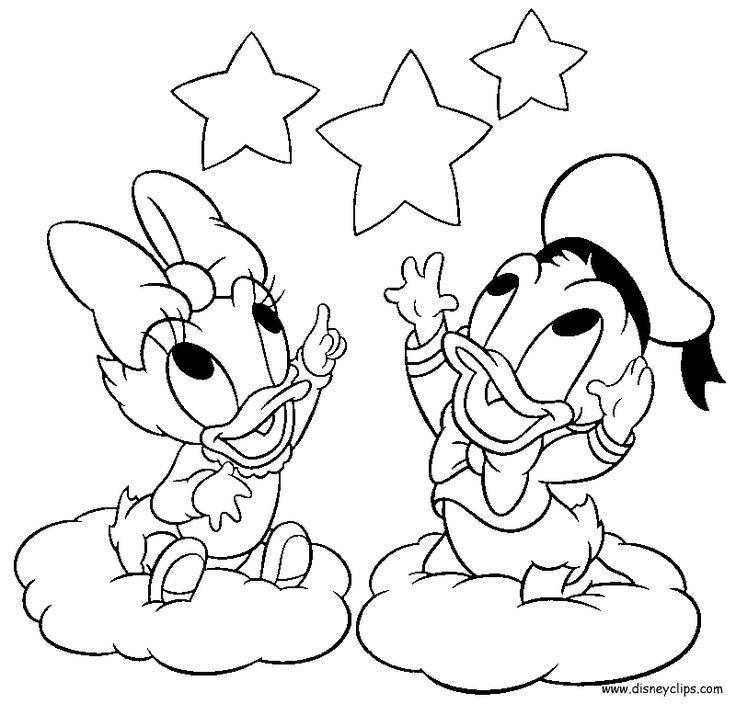 736x704 Baby Donald Duck Coloring Pages