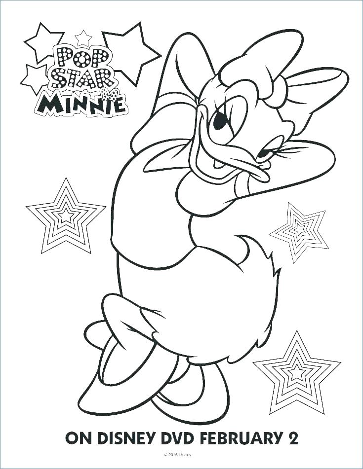 735x951 Daisy Coloring Pages