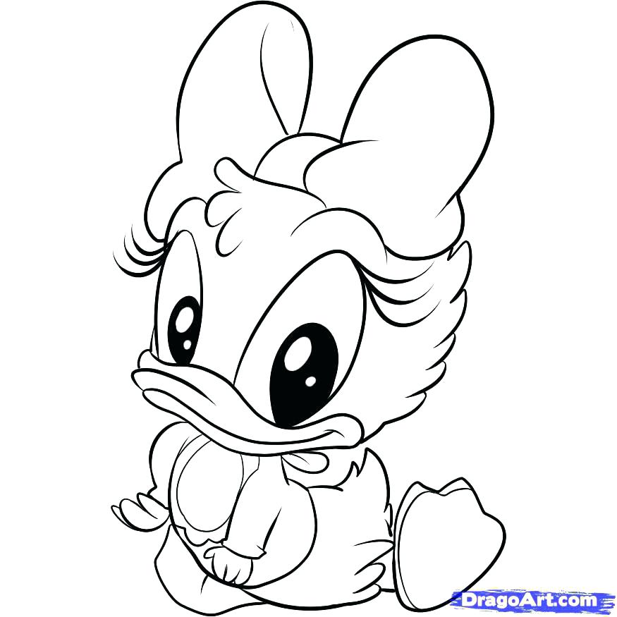 875x875 Baby Duck Coloring Pages Daisy Duck Coloring Pages Baby Daisy Duck