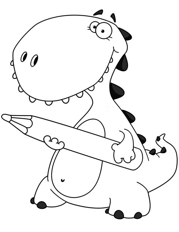 612x792 Baby Dinosaur Coloring Page Dinosaur Coloring Pages What To Expect