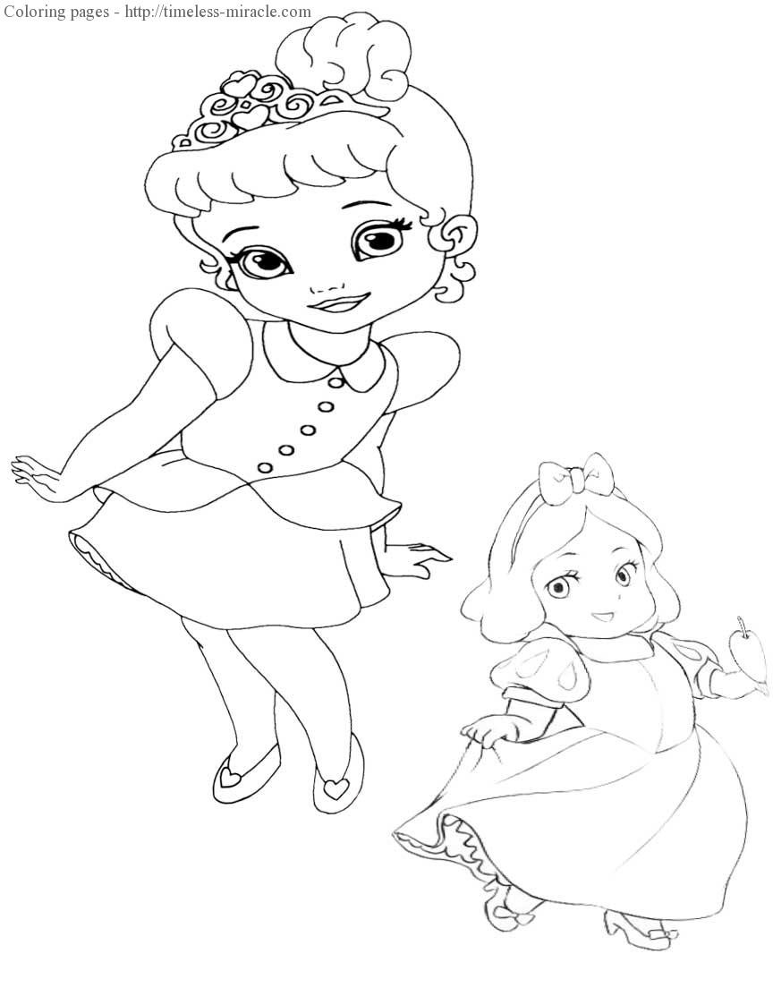 864x1104 Baby Disney Princess Coloring Pages Zuckett