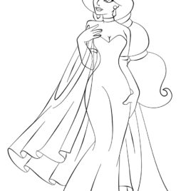 268x268 Baby Disney Princess Coloring Pages Coloring Online Baby Dress