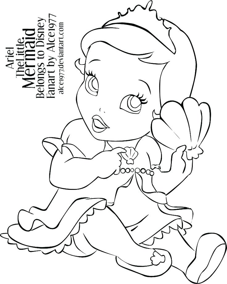 736x920 Baby Disney Princess Coloring Pages Disney Babies Coloring Pages