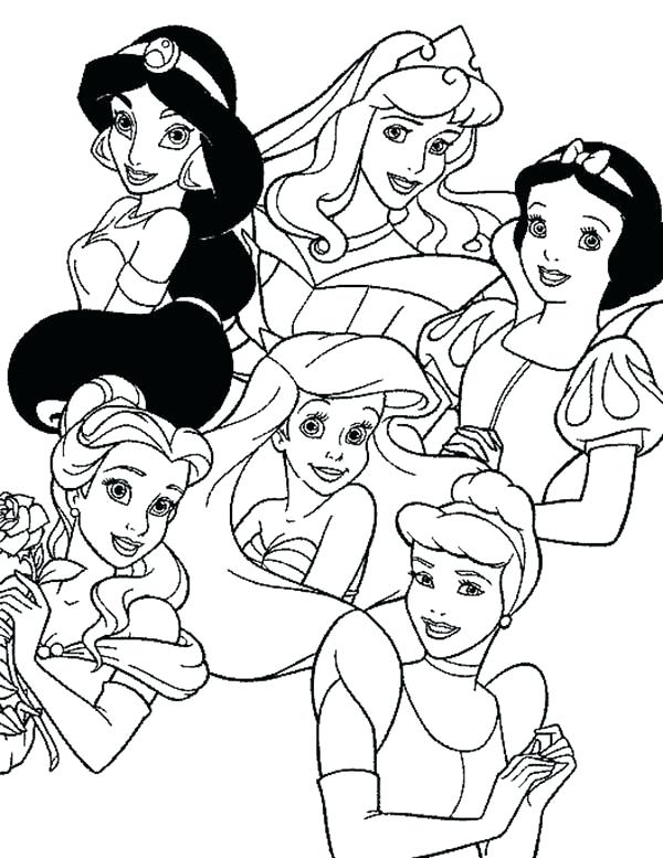 600x777 Baby Disney Princess Printable Coloring Pages Splendid Princess