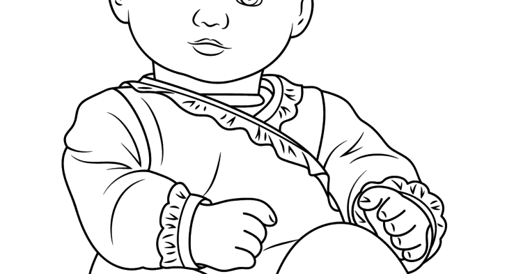 728x393 Baby Doll Coloring Pages Free Printable Baby Doll Coloring Pages