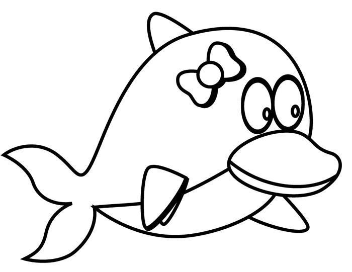 700x541 Dolphin Template Animal Templates Free Premium Templates Baby