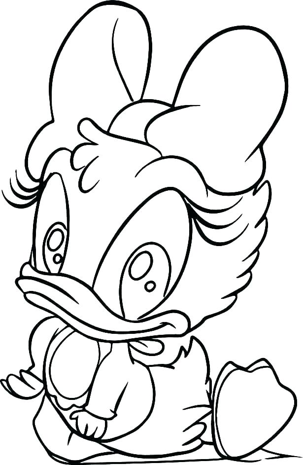 615x943 Baby Donald Duck Coloring Pages Duck Coloring Pages Baby Duck