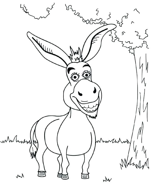 618x800 Donkey Coloring Pages Donkey Coloring Page Donkey Coloring Book