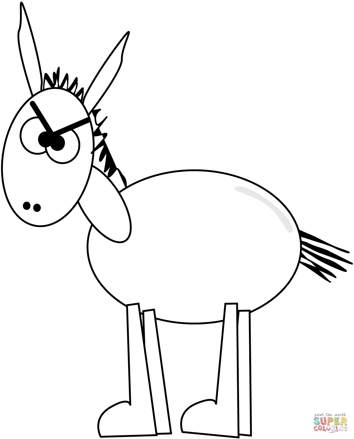 1210x1500 Neat Design Donkey Coloring Pages Preschool Kong Ollie Baby Balaam