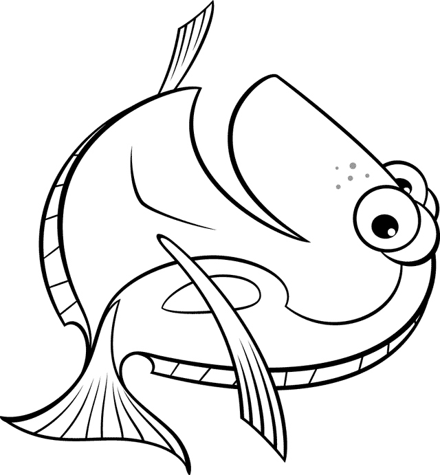 640x691 Dory Coloring Pages Inspirational Free Coloring Pages Of Dory