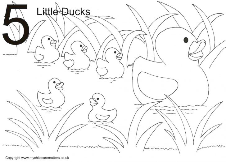 728x524 Coloring Pages Thanksgiving Disney Drawn Duckling Little Duck