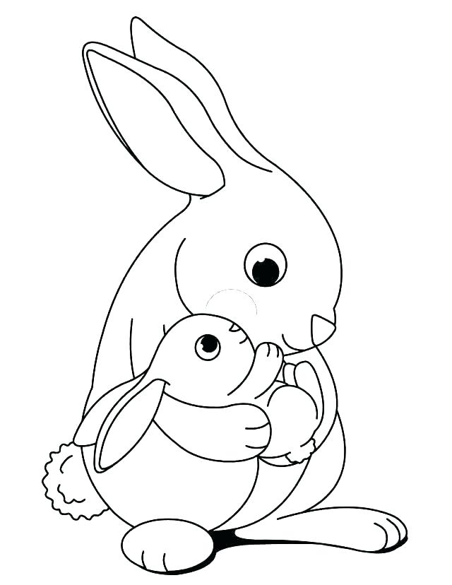 640x828 Bunnies Coloring Pages Rabbit Coloring Pages Easter Bunny Coloring