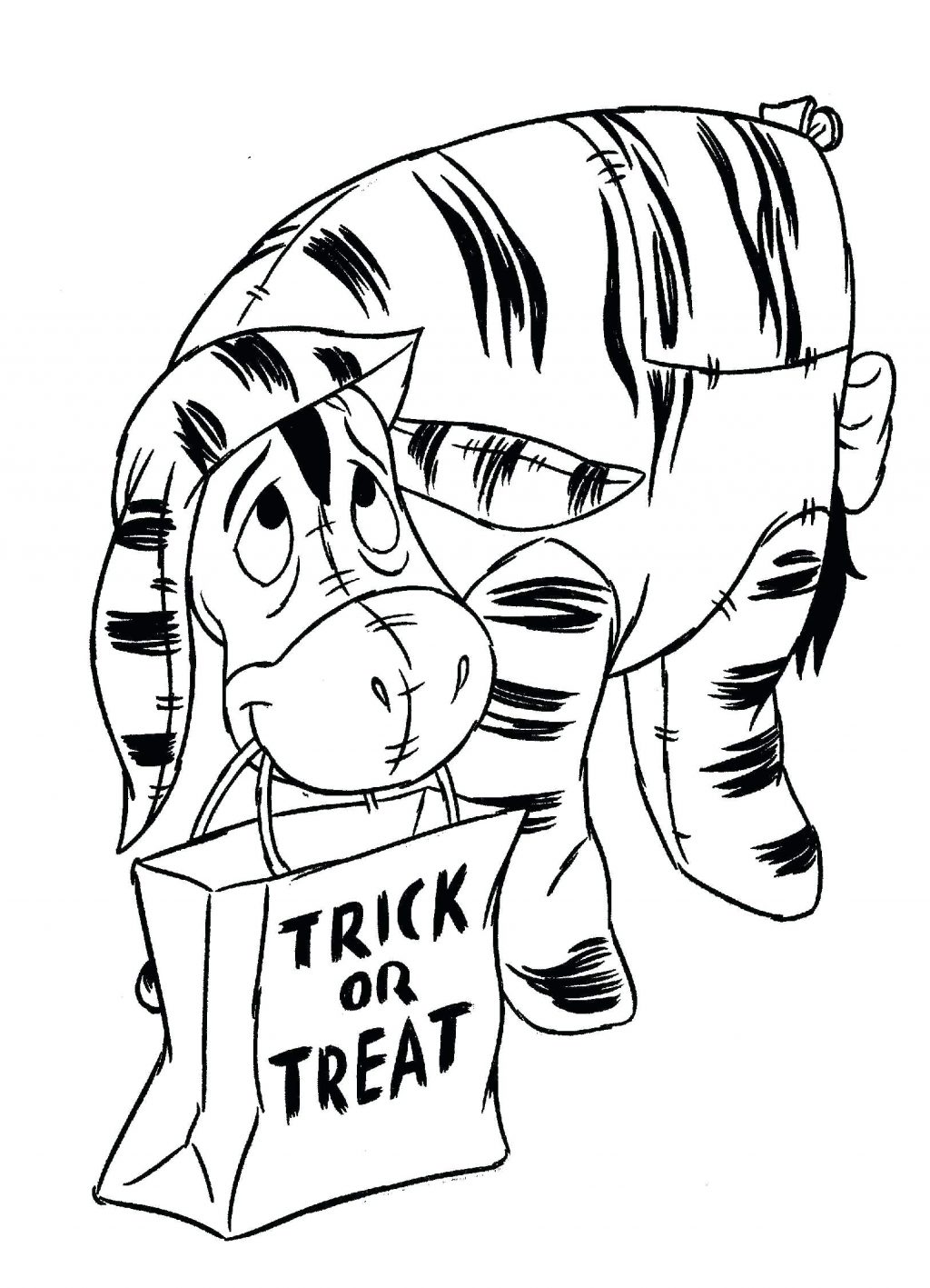1024x1417 Coloring Pages ~ Eeyore Coloring Pages Van Disney Eeyore Coloring