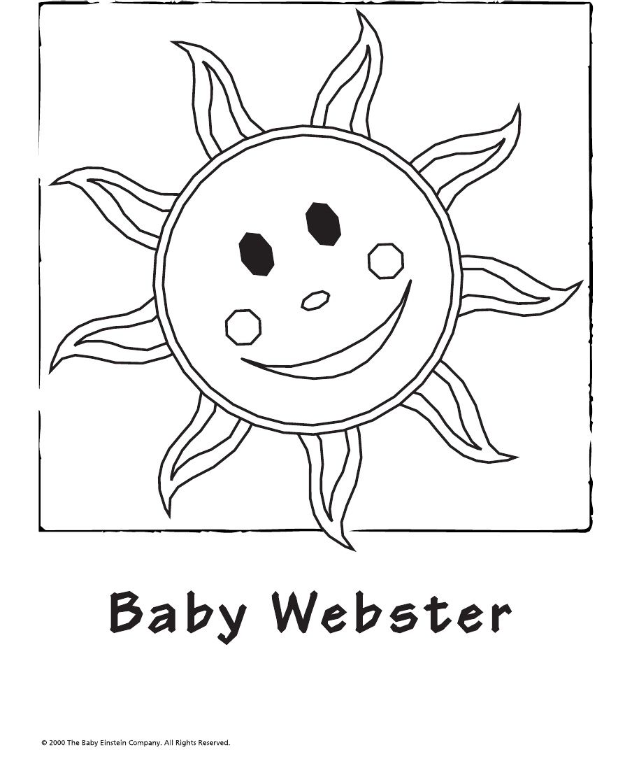 904x1118 Baby Einstein Coloring Book All 20 Pages Activities