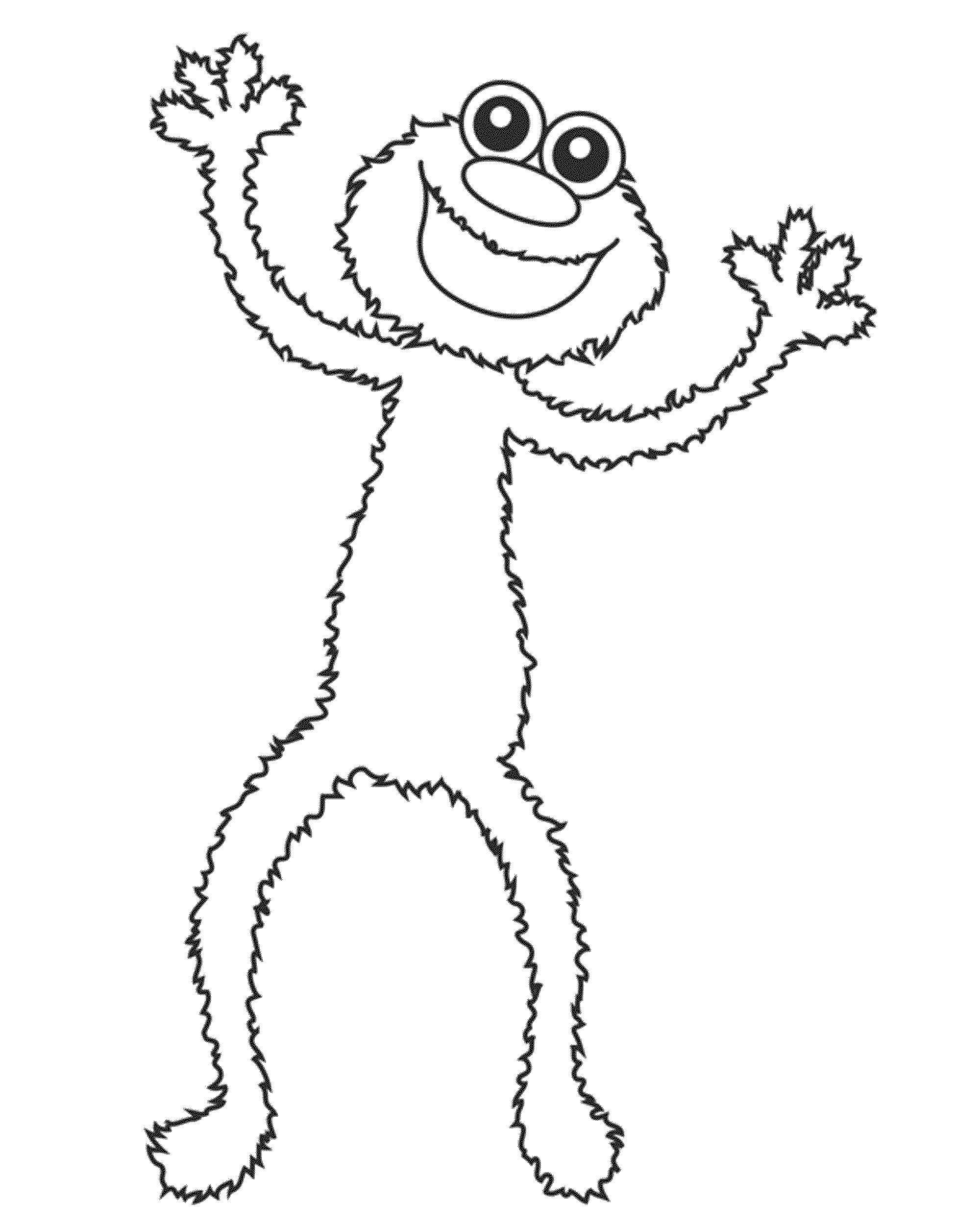 Baby Elmo Coloring Pages