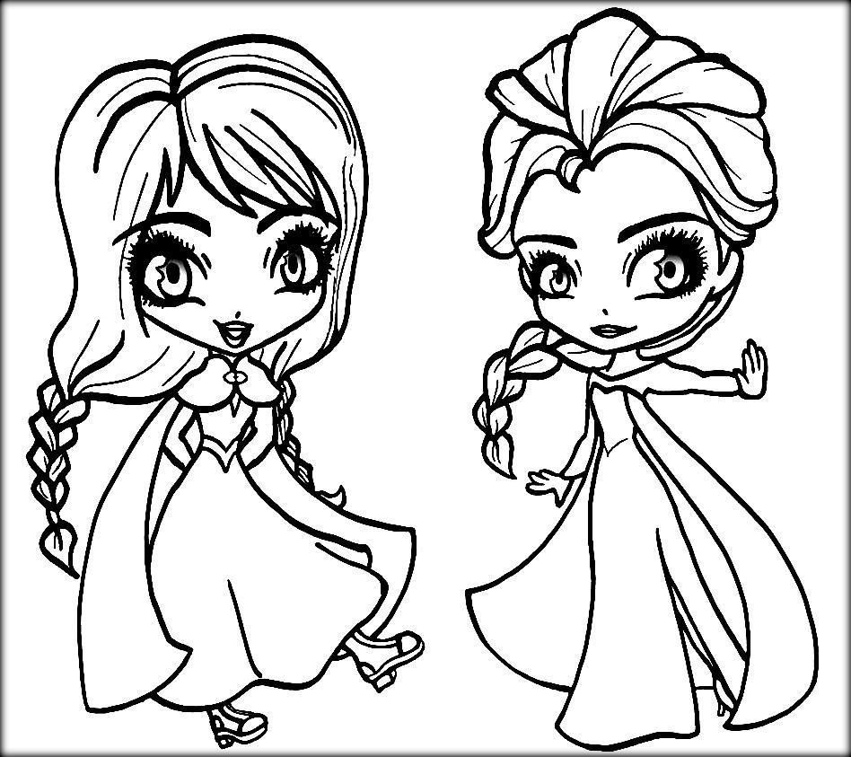 948x843 Baby Anna And Elsa Coloring Pages Coloring Sheets