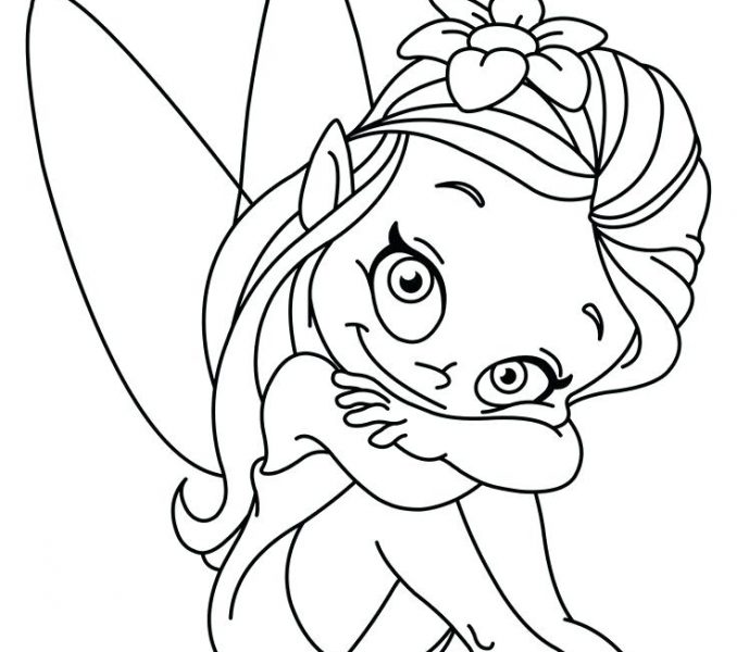 678x600 Baby Fairy Coloring Pages Ba Fairy Coloring Pages Child Fairy
